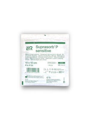 Lohmann & Rauscher Suprasorb P Sensitive Border 5 Katmanlı Silikon Temaslı Yapışkan Kenarlı Köpük Yara Örtüsü 10 x 10 cm - Ref 139061 - 10 Adet (1 Kutu) - Görsel 4