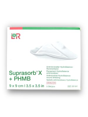 Lohmann & Rauscher Suprasorb X + PHMB Antimikrobiyal HydroBalance Yara Örtüsü 9 x 9 Cm Kare - Ref 20541 - 1 Adet - Görsel 2