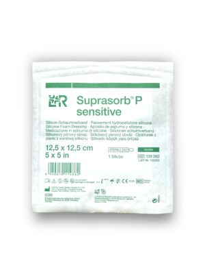 Lohmann & Rauscher Suprasorb P Sensitive Border 5 Katmanlı Silikon Temaslı Yapışkan Kenarlı Köpük Yara Örtüsü 12,5 x 12,5 cm - Ref 139062 - 1 Adet - Görsel 3