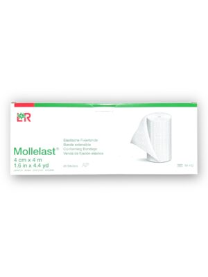 Lohmann & Rauscher Mollelast Elastik Kompresyon Bandajı 4 cm x 4 m - Ref 19410 - 1 Kutu (20 Adet)
