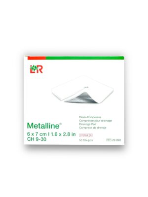 Lohmann & Rauscher Metalline Steril Trakeostomi Kanül Pedi 6 x 7 cm - Ref 23093 - 10 Adet - Görsel 2