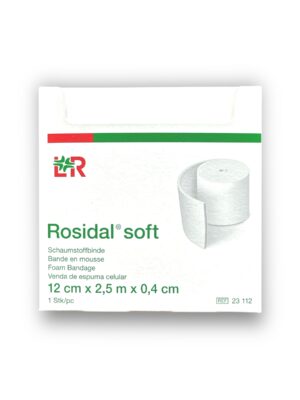 Lohmann & Rauscher Rosidal Soft Köpük Bandaj 12 cm x 2,5 m x 0,4 cm - Ref 23112 - 1 Adet (1 Kutu)