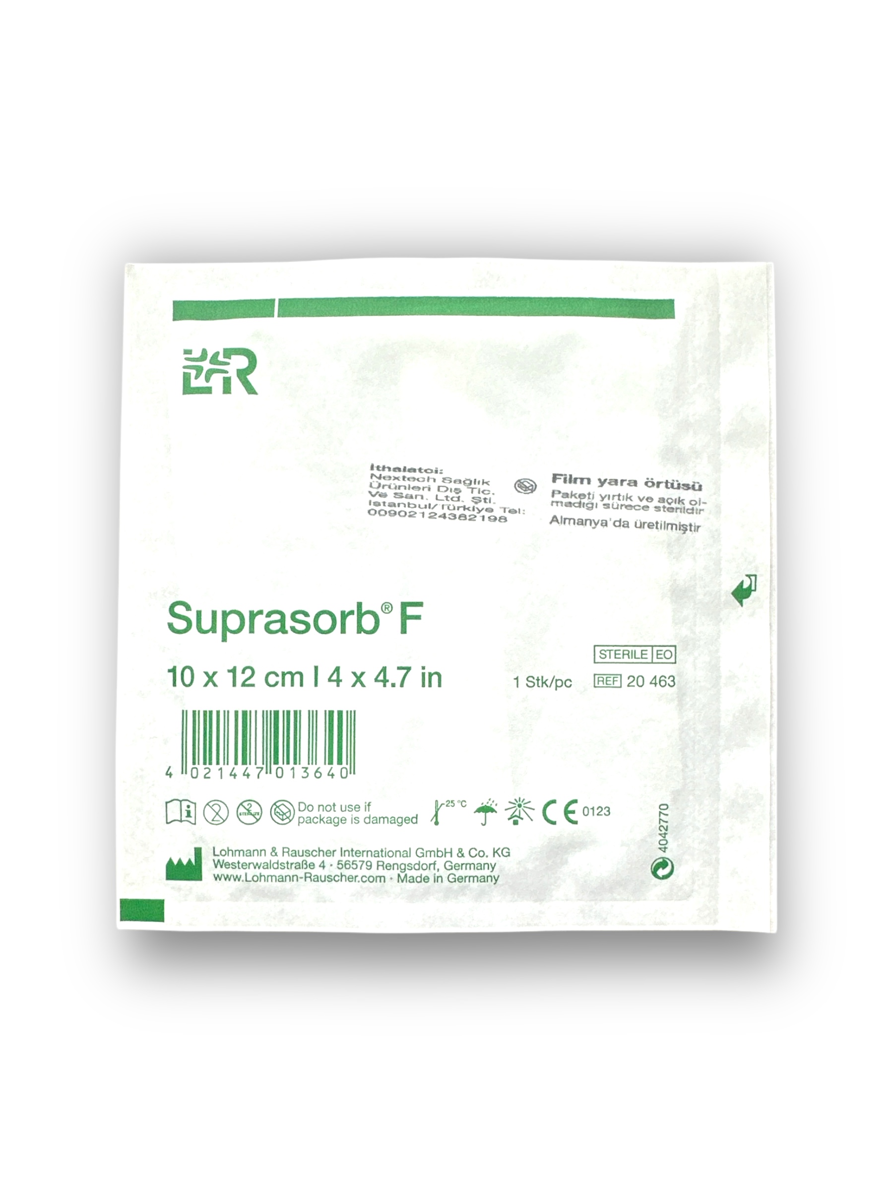 Lohmann & Rauscher Suprasorb F Film Yara Örtüsü 10 x 12 cm - Ref 20463 - 50 Adet (1 Kutu) - Görsel 3